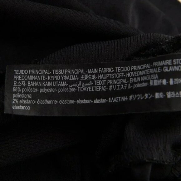 Zara Black Pleated V Neck Short Sleeve Top Size Small - Picture 6 of 6